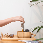 Bowl Canelado De Bambu 15cm Saladeira Objetos Natural - Oikos