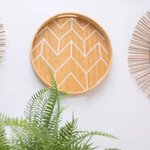 Bandeja Em Bambu Redonda 40cm - Oikos