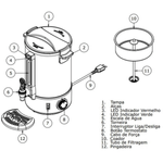 Cafeteira Eletrica 6 Litros Automatica 220V Progas PRC-06