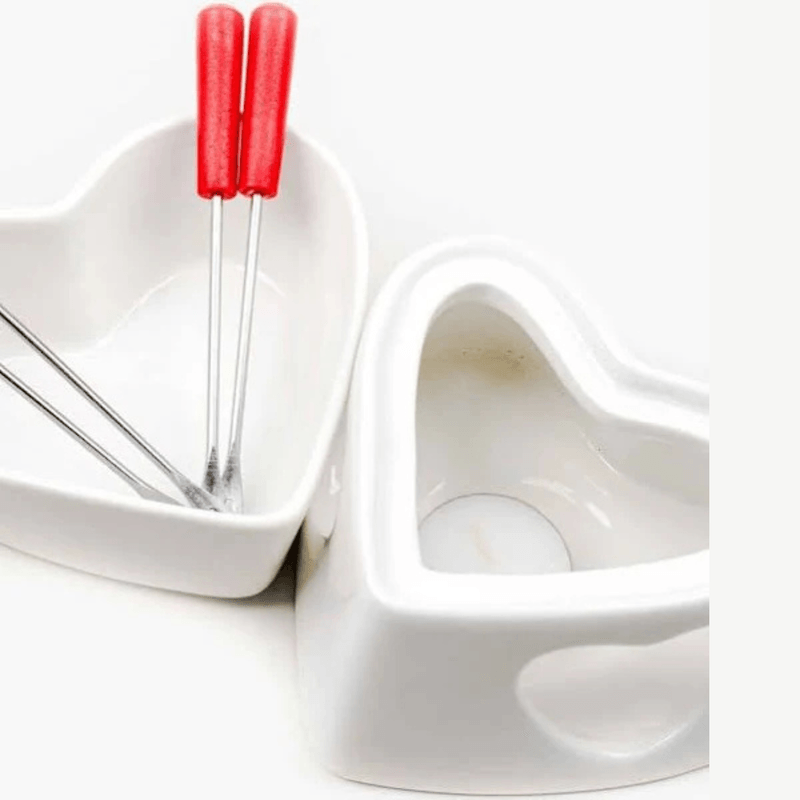 Conjunto de Fondue Branco 7 Pecas Hauskraft Herstal