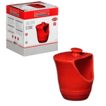 Saleiro Stone Porcelana Vermelho 185ml Hauskraft