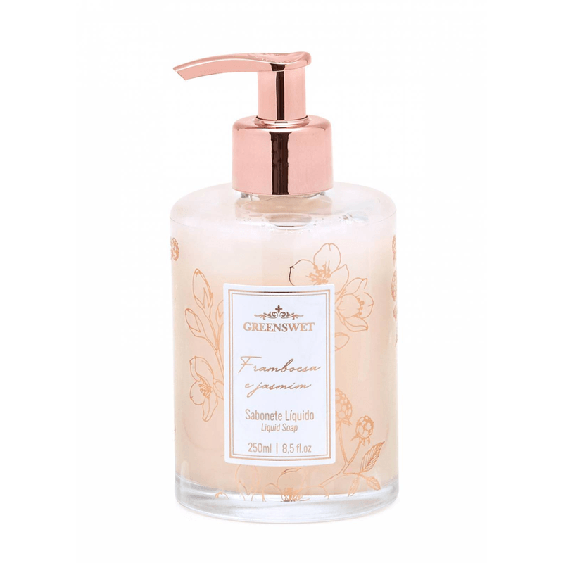Saboneteira 250ml Framboesa e Jasmim Greenswet - Aroma Vibrante
