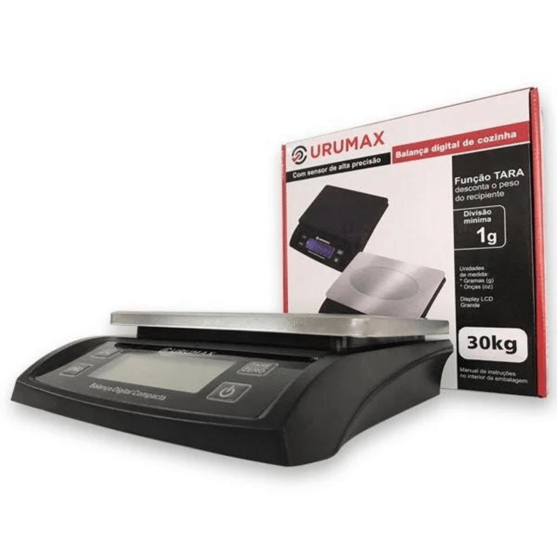 Balanca Digital de Alta Precisao 1g a 30kg Urumax