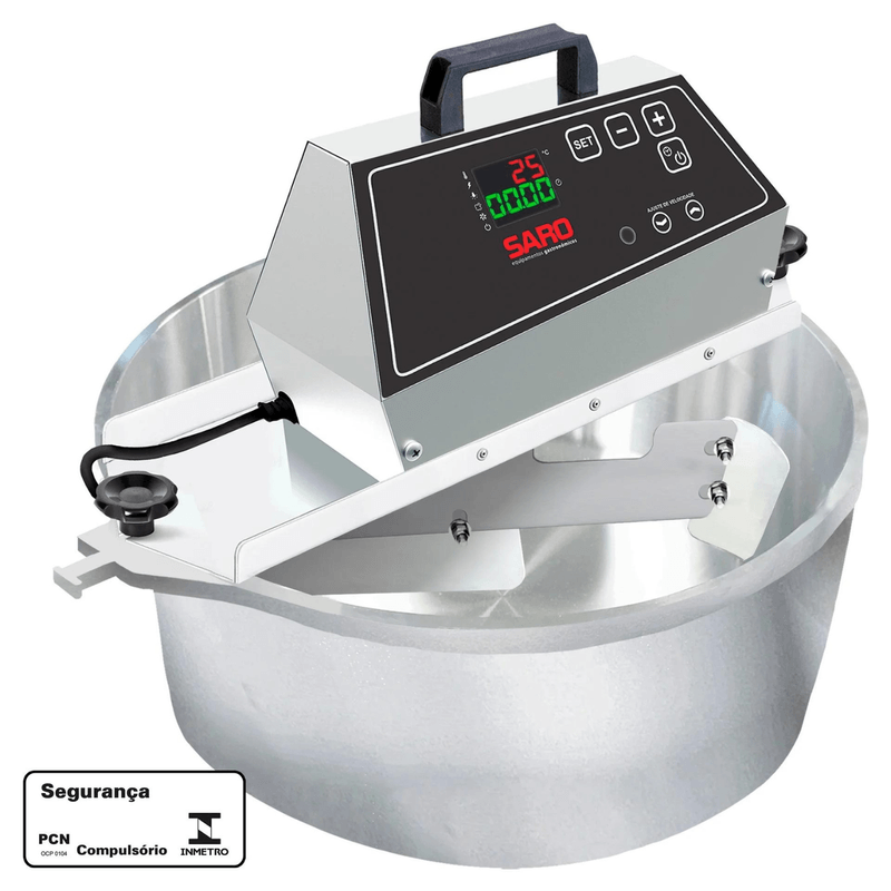 Misturador Eletrico Digital 21 Litros Bivolt 50-60HZ Saro