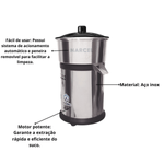 Extrator De Suco Industrial Bivolt 703 Aco Inox Colombo