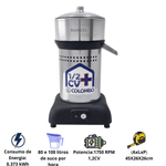 Extrator De Suco Industrial Bivolt 1-2CV Aco Inox 705 Colombo