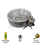 Tacho Eletrico 7 Litros Stevan Metal Compacto Em Aluminio 2500W