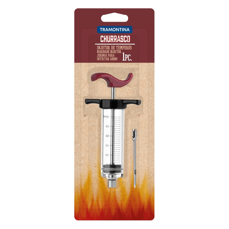 Injetor de Temperos 30ml Tramontina Inox Acrilico Cozinha