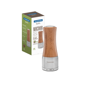 Moedor Sal/Pimenta Tramontina Realce Bambu Inox Cerâmica