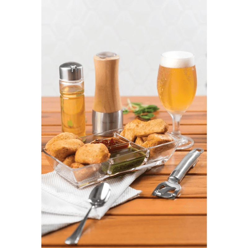 Moedor Sal-Pimenta Tramontina Realce Bambu Inox Ceramica