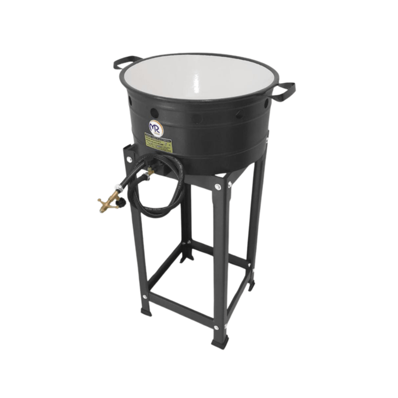 Fritador a Gas Alta Pressao MR Fogoes Com Tacho De 20 Litros