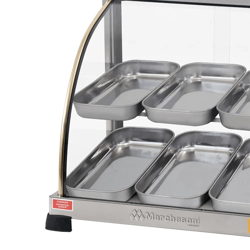 Estufa Curva Dupla 10 Bandejas 220V Ouro Ef-2-212 Marchesoni