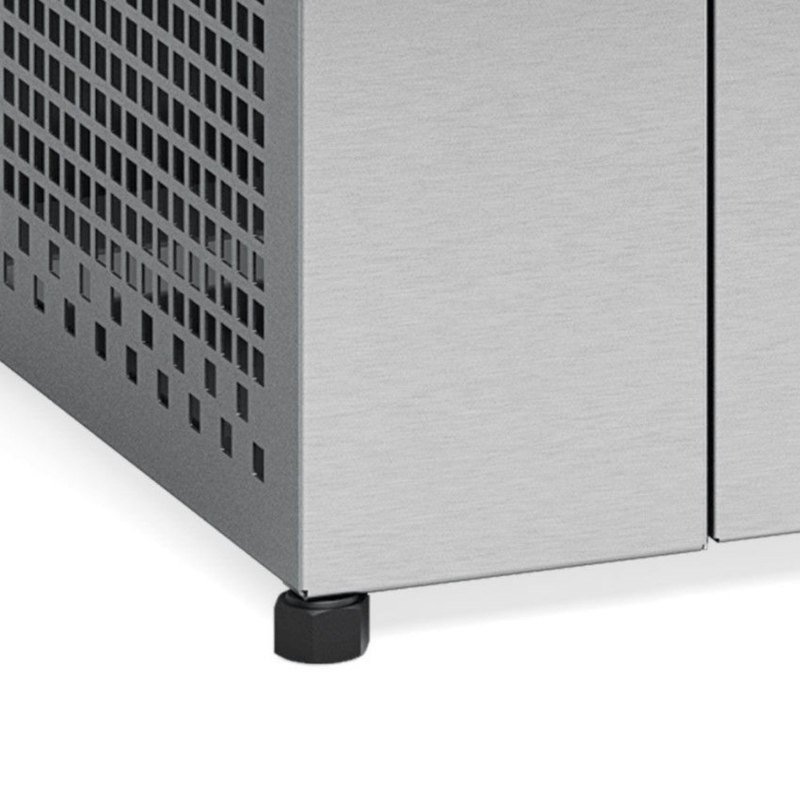 Expositor Ilha Dupla Acao GESV290 220V Preta - Gelopar