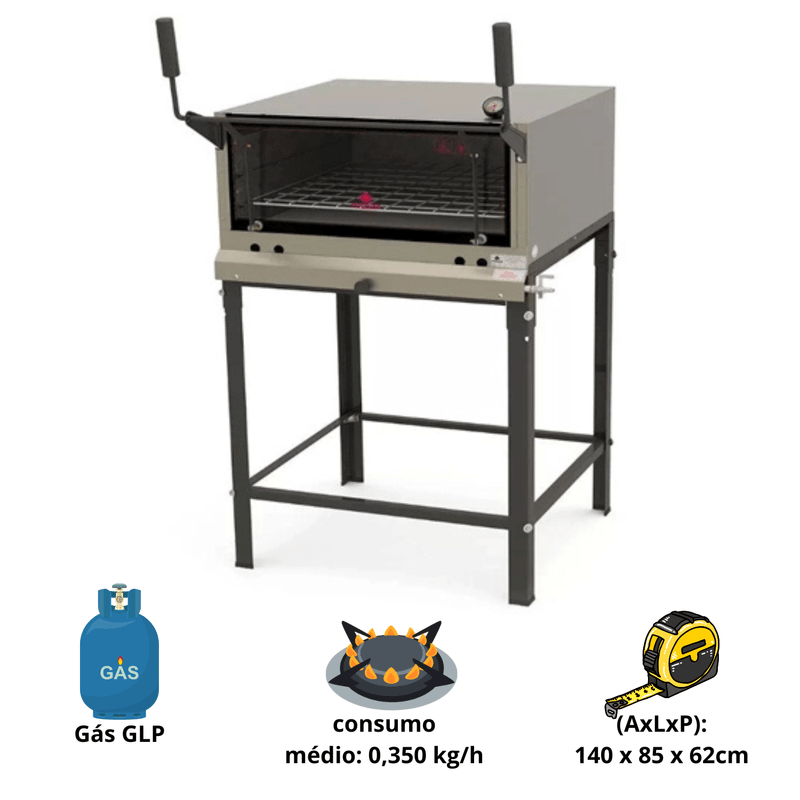 Forno Industrial a Gas Refratario Progas PRP-770