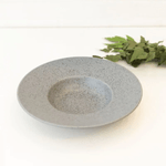 Prato de Risoto Ceramica Mist Cinza Matte 26cm Wolff
