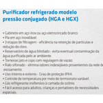 Bebedouro Pressao Inox Conjugado HGX HIZA 127V