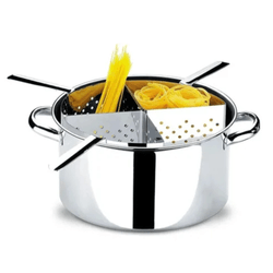 ESPAGUETEIRA INOX 10L 4 DIV BRINOX