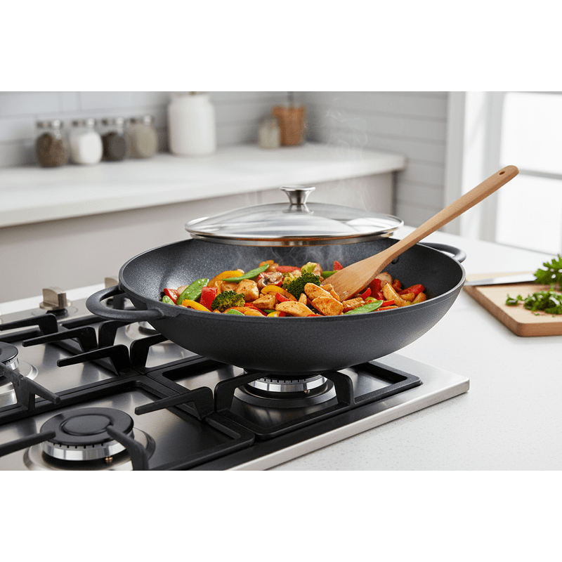 PANELA WOK DE FERRO FUNDO C-TAMPA N36 MTA