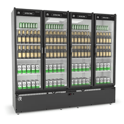 EXPOSITOR DE BEBIDAS 4 PORTAS VANGUARD REFRIMATE 220V