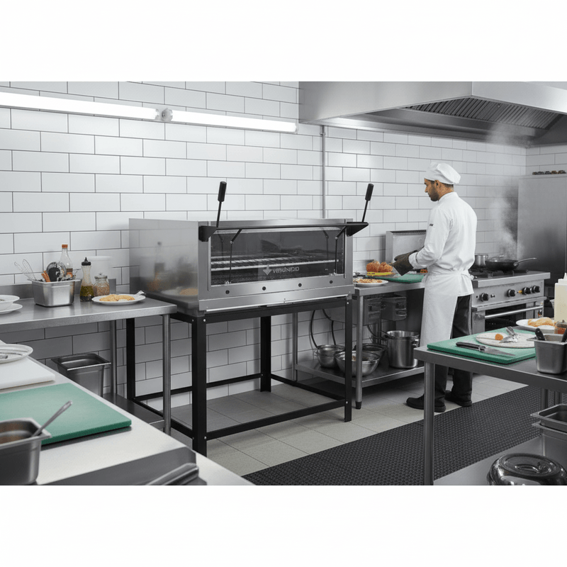 Forno Industrial Roma a Gas FIRI-90 Inox 132L