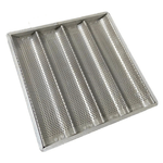 Assadeira aluminio com 4 ondas 35x35 CIMAPI