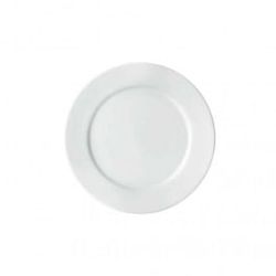 Prato De Porcelana Raso Sobremesa Bar Hotel 19cm - Germer
