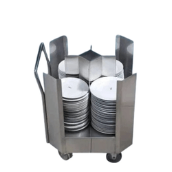 Carro para Transporte de Pratos em Aço Inox 304 – Krasinox