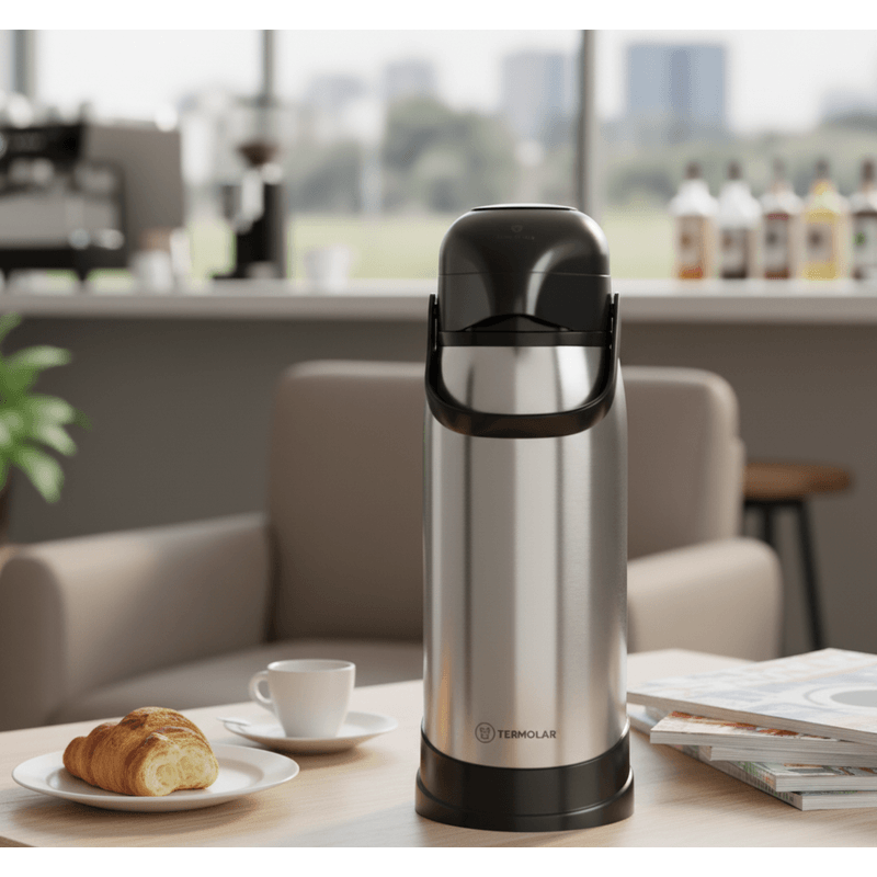 Garrafa Termica R-Evolution Inox 1-9 Litros - Termolar