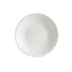 Prato De Vidro Temperado Raso Feston Branco 19cm - Luminarc