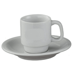 Xicara De Porcelana Com Pires Texas 65ml - Bot Art