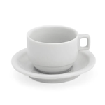 Xicara De Porcelana Com Pires Texas 220ml - Bot Art