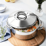 Cacarola Tramontina 2-8 Litros Inox Solar 20Cm Fundo Triplo