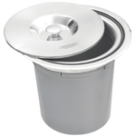Lixeira de Embutir Clean em Inox 5L - TRAMONTINA
