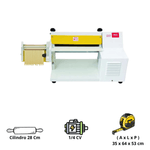 Cilindro Eletrico Massas 28Cm Com Talharim Malta 220V Branco