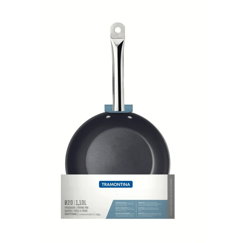 Frigideira Tramontina Profissional Aco Inox 20cm Antiaderente