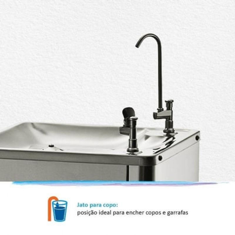 Bebedouro De Coluna e Infantil BAG40C Inox 220V IBBL