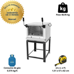 Forno Industrial Roma a Gas FIRI-60 Inox Venancio