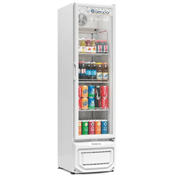 Expositor de Bebidas Vertical GPTU-230 Branco - Gelopar