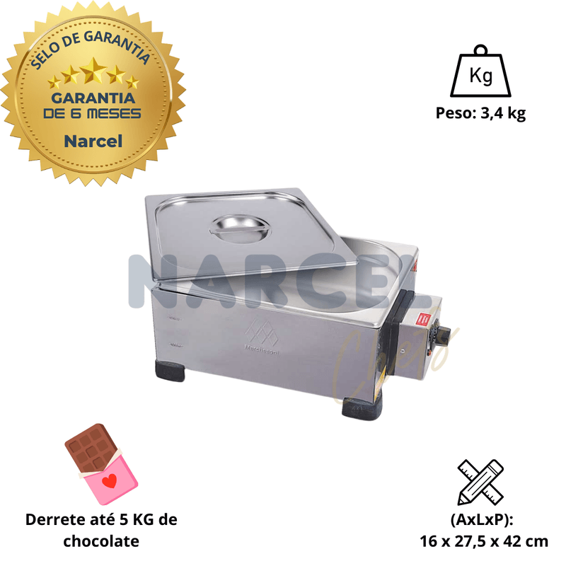 Derretedeira Profissional com 1 Cuba de 5 kg Marchesoni