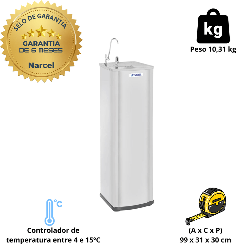 Bebedouro de Pressao Press Star Inox Libell