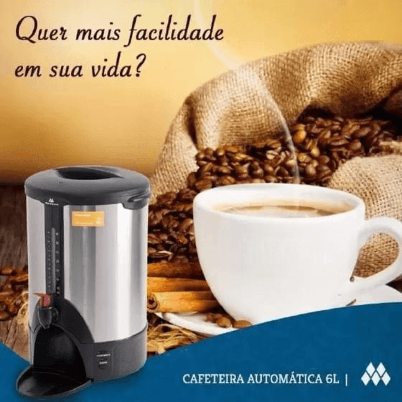 Cafeteira Eletrica Automatica 6 Litros CF-1-691 Marchesoni