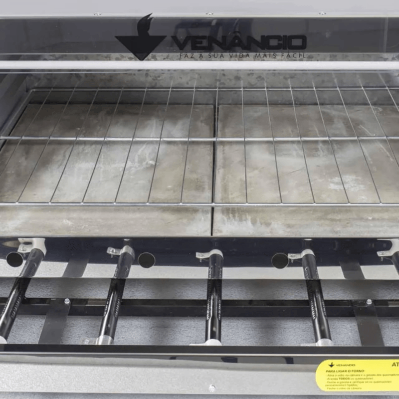 Forno Industrial a Gas Venancio Firiv90 80x60cm Refratario