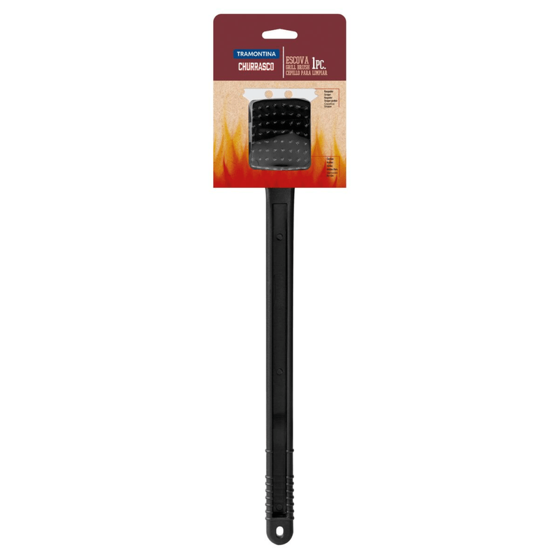 Escova De Churrasco com Cerdas em Aco Inox 44cm Tramontina