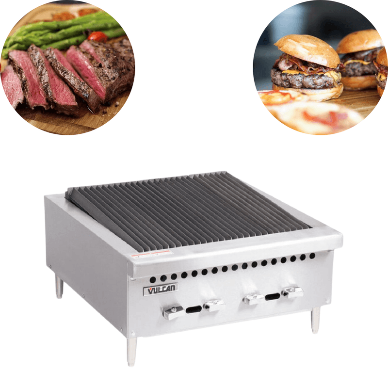 Char Broiler Vulcan VCRB25 a Gas 4 Queimadores 58-000 BTUs - Hobart