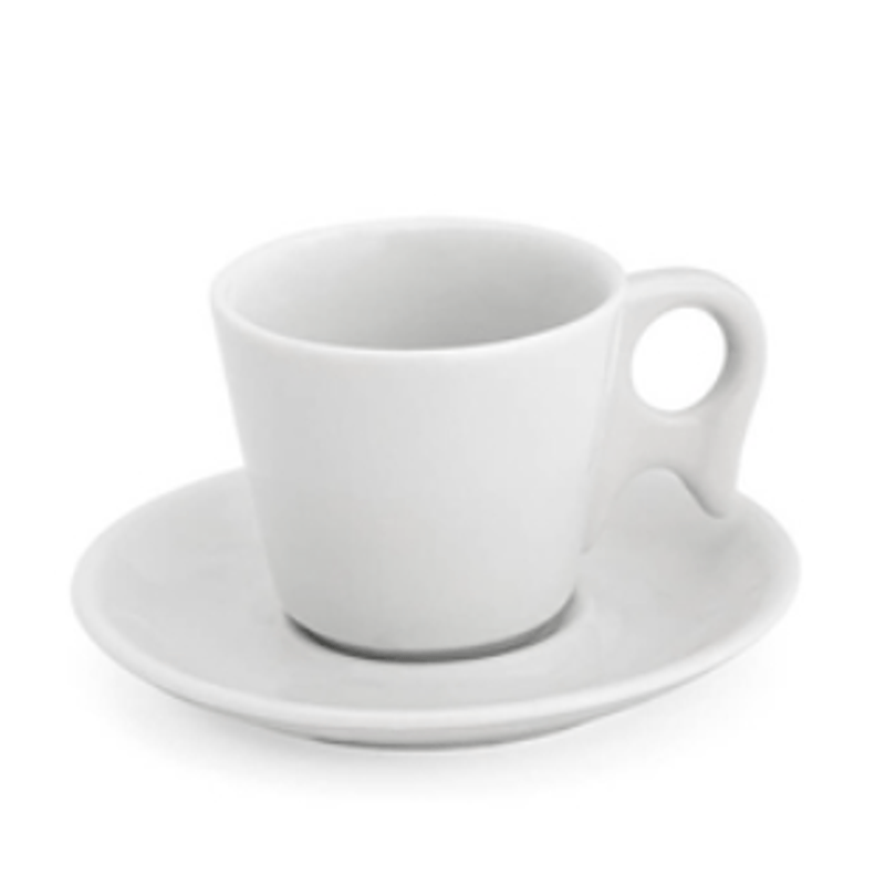 Xícara De Porcelana Com Pires Dinamarca 200ml - Germer - Narcel Home