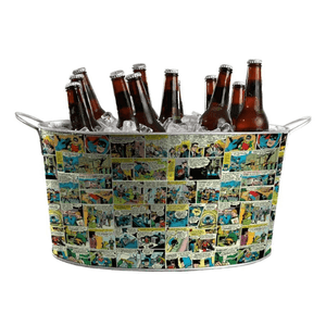 Balde De Metal Para Gelo DC Comics Colorido - Metropole