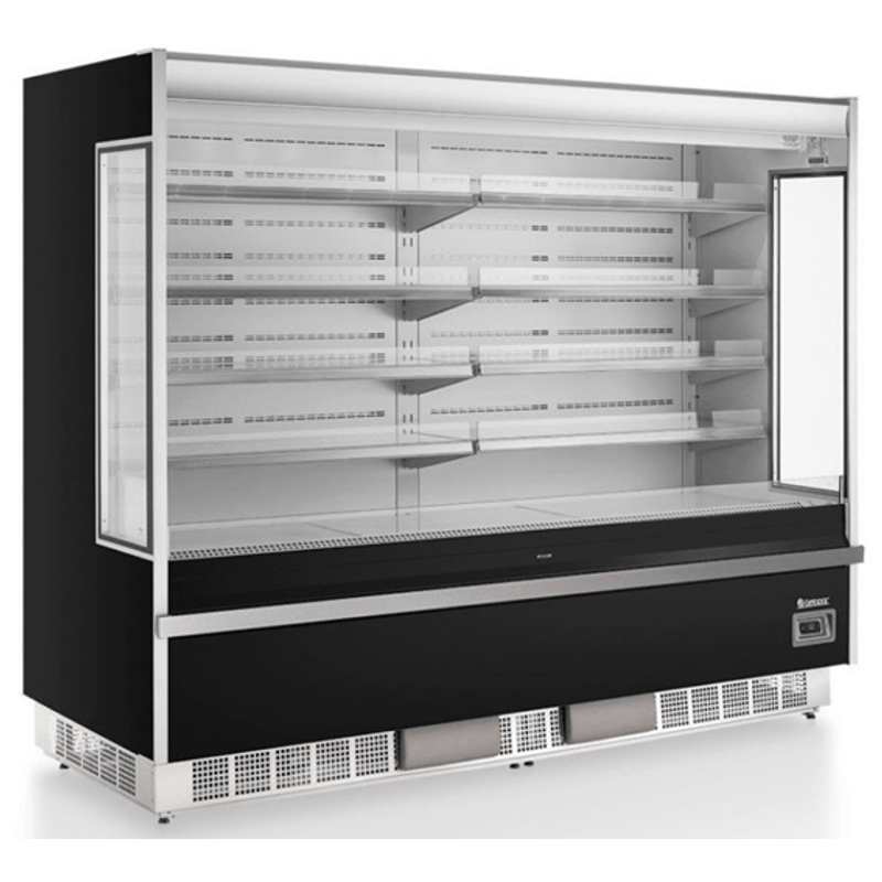Refrigerador Vertical Aberto GSTO-2400 Preto - Gelopar
