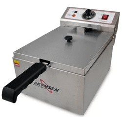 Fritadeira Elétrica 1 Cuba 5L Inox FE-10-N 220V - Skymsen