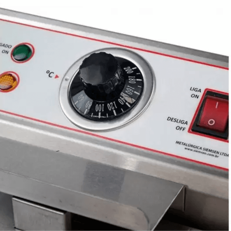 Fritadeira Eletrica 1 Cuba 5L Inox FE-10-N 220V - Skymsen