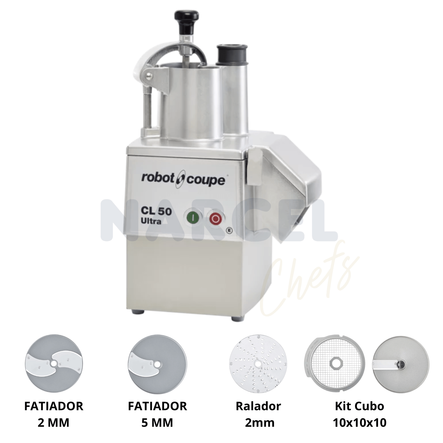 Processador De Alimetos CL50 Com 5 Discos Robot Coupe - Narcel Chefs